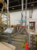 4” CHAIN-VEY CHAIN CONVEYOR SYSTEM, 650 CU. FT/HR MAX CAPACITY, 13,000 LBS/HR RATE BASED ON COFFEE