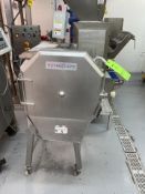 SEVEN CHEFS EMURA BELT FED SLICER, MODEL ECD 202, S/N 085805, PORTABLE AND MOUNTED ON CASTERS