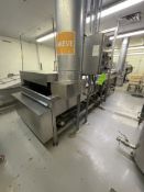 S/S CONVEYORIZED PASTA COOKER / BLANCHER, PREVIOUSLY OPERATING @ 7-1/2 - 10 LBS PSI STEAM, COOK TIME