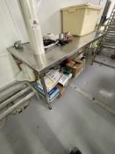 S/S TABLE, APPROX. 75