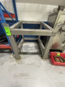 S/S STAND FOR 500 LB OIL STORAGE TANKS, APPROX. 40-1/2