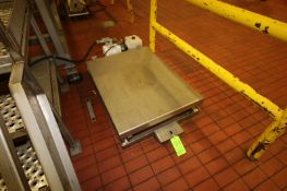 S/S Scissor Lift Table,with Aprox. 48