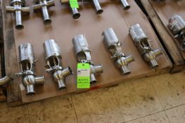 (5) WCB 2-Way S/S Air Valves, Aprox. 2