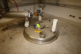 Nu-Con S/S Feed Hopper,M/N Converging Hopper, S/N N05037-535, with Man Door (INV#81354)(Located @