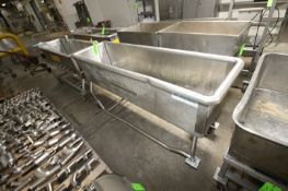 S/S COP Tank,with Internal Spray Piping, Internal Dims.: Aprox. 75