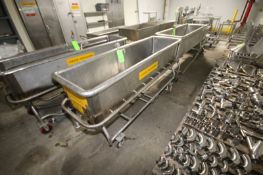 S/S COP Tank,with Side Jet Spray, Internal Dims.: Aprox. 74-1/2