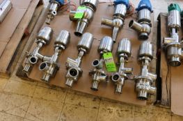 (6) S/S 3-Way Air Valves, with (3) 2