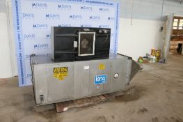 King S/S Air Handling Unit, M/N SFU-0.5-99, S/N 88-V-1964-A, 208 Volts, 1 Phase, 1/3 hp Motor,