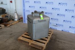 S/S Single Wall Tote, Overall Dims.: Aprox. 24