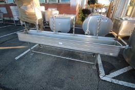 S/S Single Wall Trough, Internal Dims.: Aprox. 122