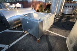 Aprox. 150 Gal. S/S Horizontal Jacketed Tank, Internal Tank Dims.: Aprox. 56-1/2