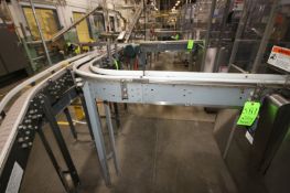 4-Sections of Nercon Infeed Product Conveyor, with Aprox. 3