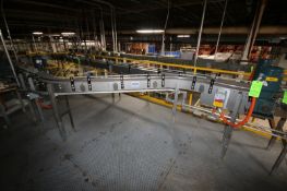 Loop of (2) Sections of Nercon Conveyor, with (2) Baldor 1 hp Drives, with Aprox. 7-1/2