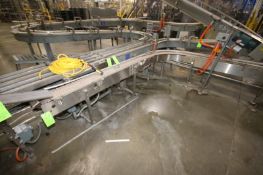 3-Sections of Infeed Product Conveyor, with (3) Drives, with Aprox. 8