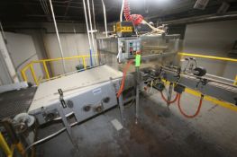 Lane Divider, with (2) Pneumatic Push Arms, with Baldor Top Mounted Drive, Includes Nercon S/S