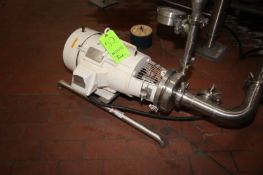 Puriti 7.5 hp Centrifugal Pump, S/N 23094998, with Reliance 3510 RPM Motor, with Aprox. 3