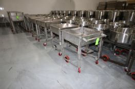 (10) S/S Square Style Totes, Internal Dims.: Aprox. 30