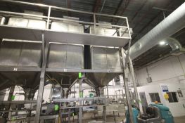 (4) S/S Single Wall Feed Hoppers, Internal Dims.: Aprox. 72