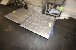 (2) S/S Screens, Overall Dims.: Aprox. 49