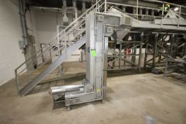 2018 Deamco S-Configuration Bucket Elevator, M/N BES-12P-T-X-SST, S/N 21688 BES-01, 240/480 Volts, 3