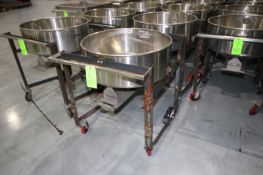 (13) S/S Round Totes, Aprox. 29