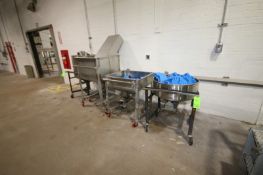 (4) S/S Totes, Mounted on Portable Frames (NOTE: Does Not Include Contents) (LOCATED IN SAHUARITA,