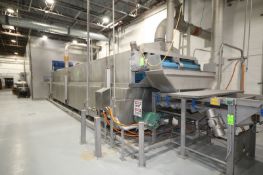 Jesse Dual Lane S/S Pasteurization Tunnel, Each Lane Aprox. 37