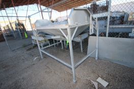S/S Unload Funnel, Overall Dims.: 84