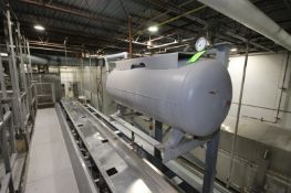 Horizontal Air Receiving Tank, with Ash Croft Pressure Gauge, Aprox. 60