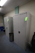 (2) Sandusky Double Door Cabinets (LOCATED IN SAHUARITA, AZ) (RIGGING, LOADING, & SITE MANAGEMENT