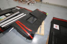 Double Swing Plant Doors, Overall Height of (1) Door: Aprox. 93