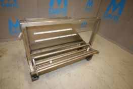 S/S Rack with Rollers, 55