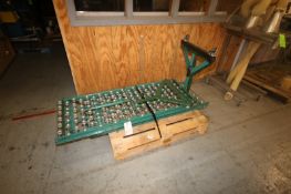 2-Sections of Roller Conveyor,Aprox. 67