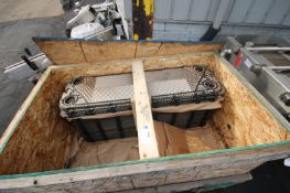 Aprox. 80 APV Type S/S Plate Heat Exchanger Plates with Gaskets, Plate Dims.: Aprox. 14-1/2