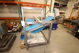 S/S Inclined Conveyor System with (2) Belt Conveyors, (1) 77