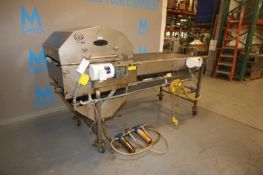 Burford Corp. Oiler, M/N SB-1R, S/N 8825, with (2) Baldor Drives, with S/S Mesh Conveyor, Aprox.