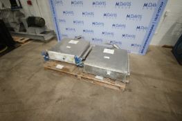 (2) S/S Control Panels, with Associated Air Lines & Valves, Overall Dims.: Aprox. 30