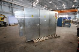3-Door S/S Control Panel,Overall Dims.: Aprox. 11 ft. L x 3 ft. 5