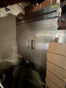 TRUE MANUFACTURING 2-DOOR S/S FREEZER, MODEL T-49F, S/N 12094666, 115 V, 1 PHASE(INV#80362)(