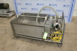 S/S Holding Tank, with S/S Agitation, Internal Tank Dims.: Aprox. 36