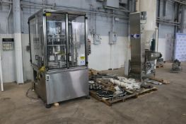 New England Machinery Inc. 3-Head Rotary Capper,M/N NEPMT/TC-2, S/N 7506, with Large Assortment of