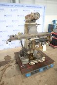 JET Turret Milling Machine,M/N JTM-4VS, S/N 8011144, with Aprox. 49