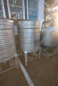 Aprox. 200 Gal. Vertical S/S Single Wall Tank,Internal Tank Dims.: Aprox. 40