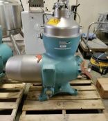 Alfa Laval Milk Centrifuge/ Separator, Type S218M-50, Model 1954, Manufacture #4036248,