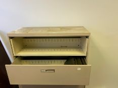 2 Filing Cabinets: one (1) Letter Size Vertical Filing Cabinet, 4 drawers, 15