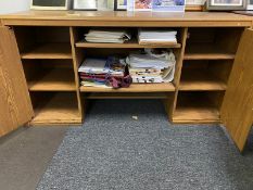 2 Wood Credenzas: one(1) 63