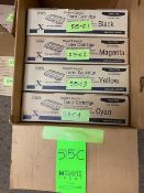 4 NEW IN BOX Color Xerox Phaser 6100 Cartridges: NEW IN BOX (NIB) Black toner for Xerox Phaser