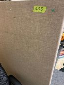 6 pieces office furniture: one(1) formica top metal drawer desk 60