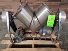 Patterson-Kelly twin shell dry V blender, serial # LB-8854, volt 110 (Loading Fee $100)