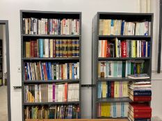 5 (five) metal bookshelves: 2 units sized 36